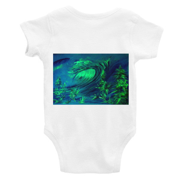 Infant short sleeve one-piece