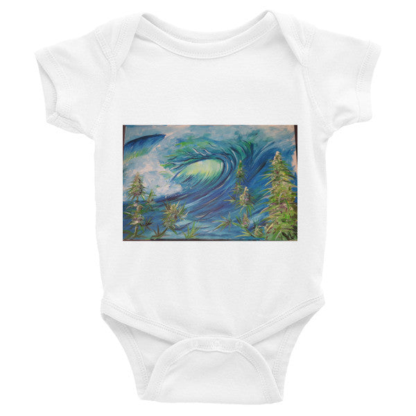 Infant short sleeve one-piece